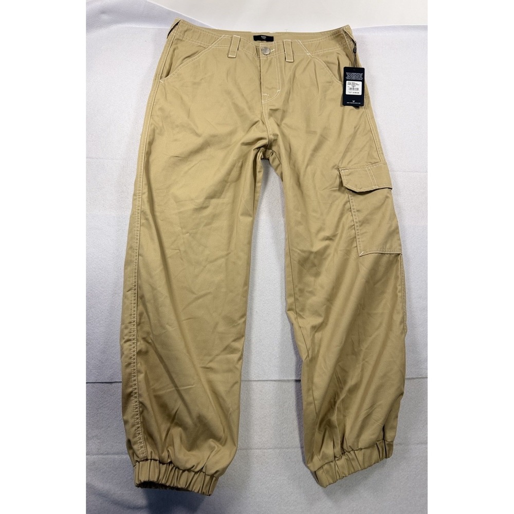 True Religion Bobbi Baggy Cargo Joggers Travertine Khaki Mens 32 NWT 600321